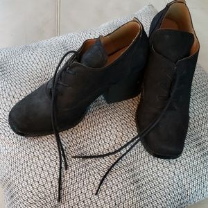 Cooperative black leather shoes (Urban Outfitters)